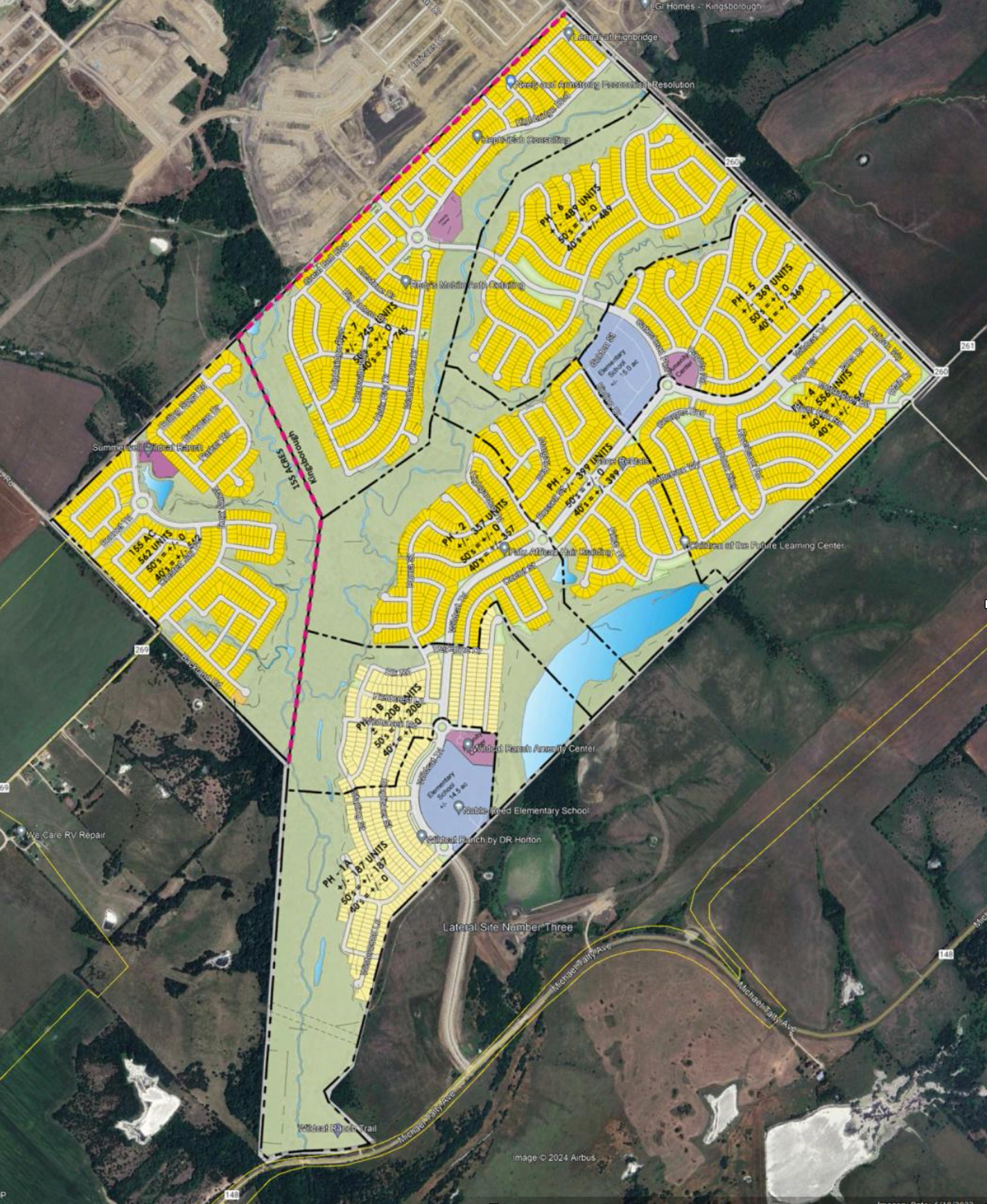 Wildcat Ranch land plan