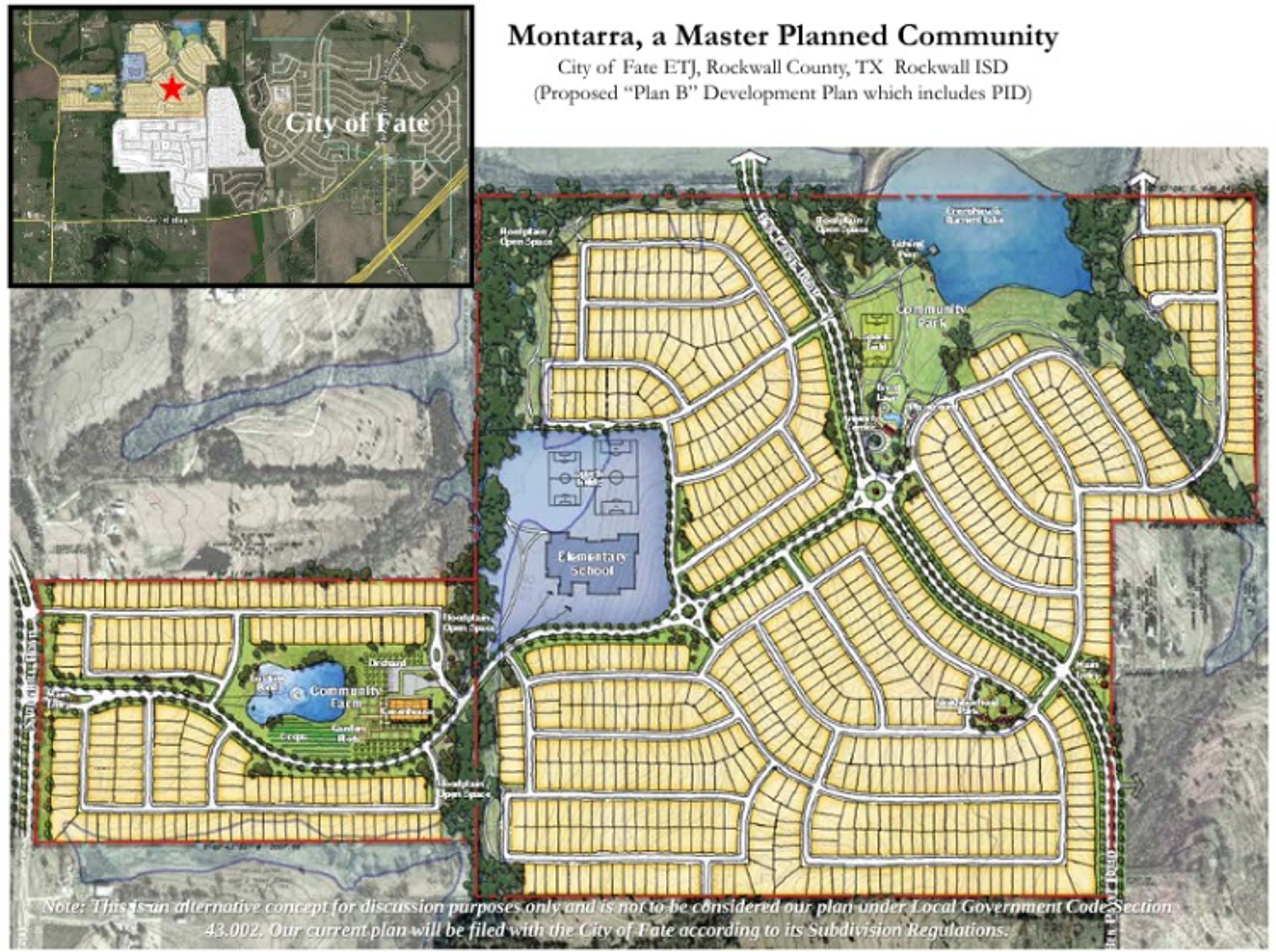Monterra land plan