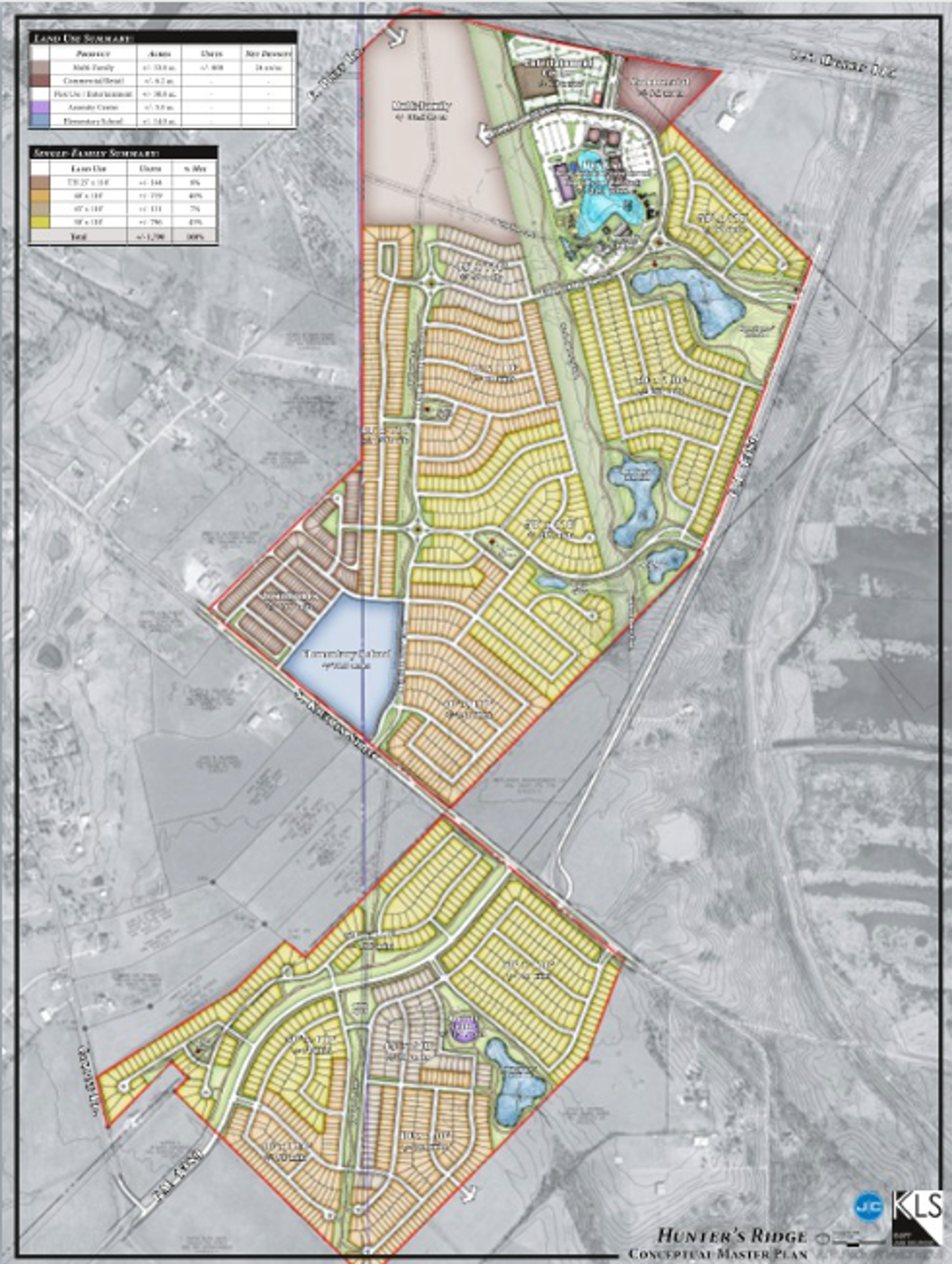 Hunters Ridge land plan