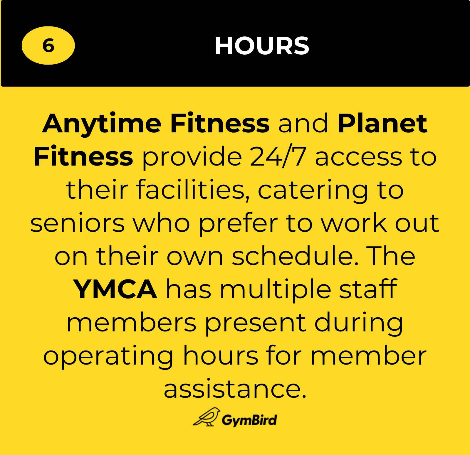 senior gym hours