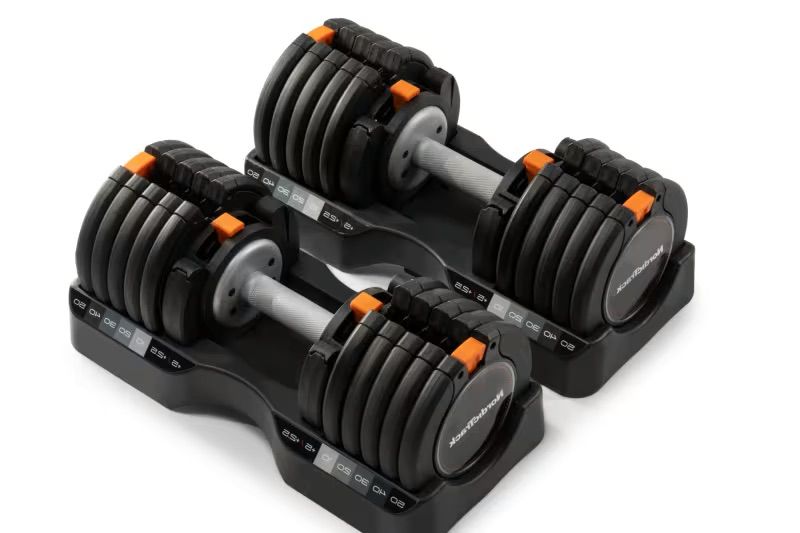 NordicTrack Select a weight 55 lb dumbbells