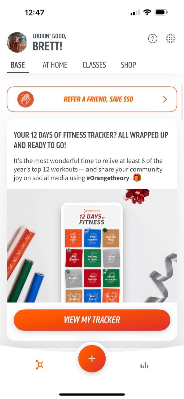 Orangetheory type workout online at home