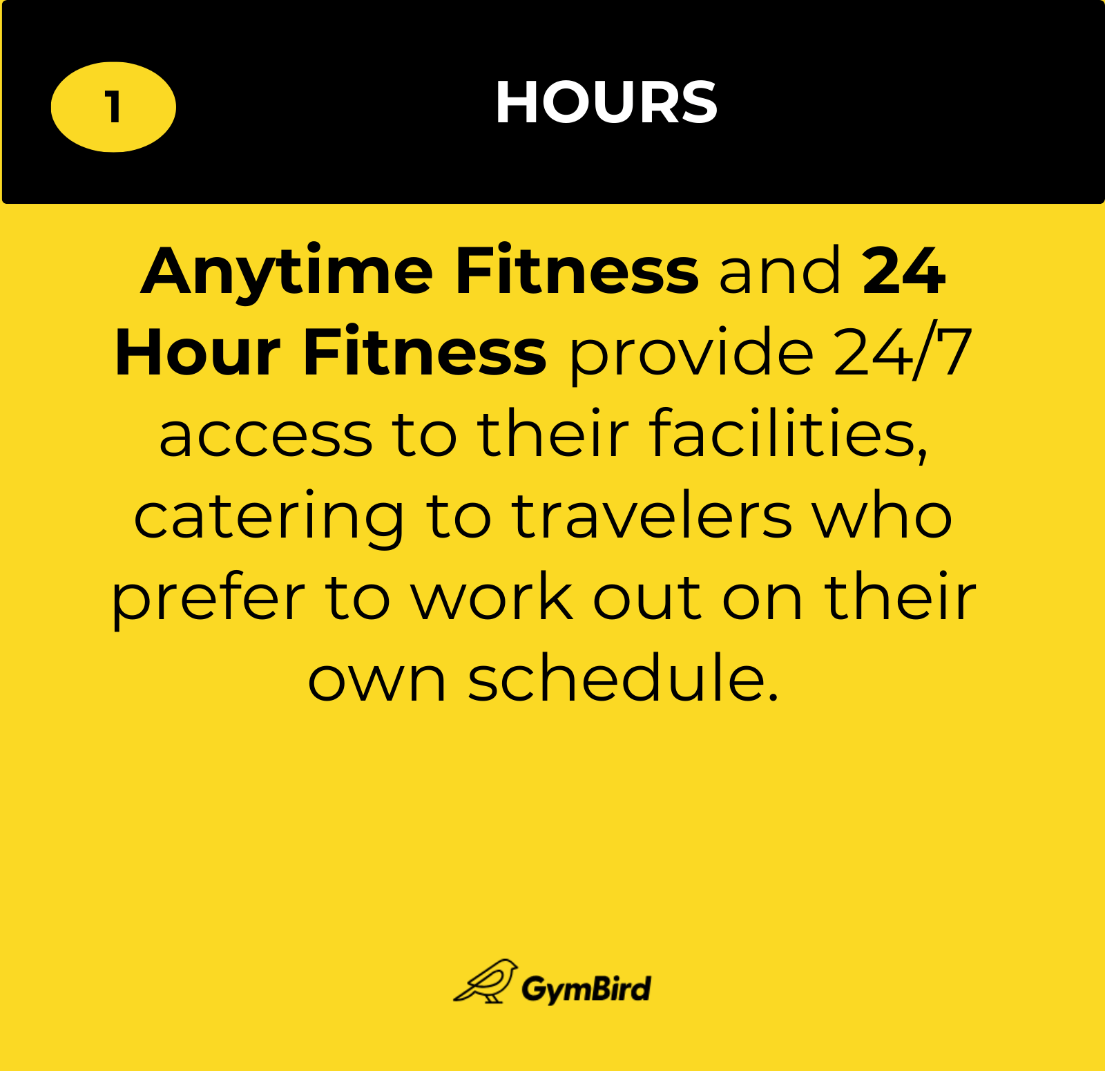 how to choose a gym for travelers - hours