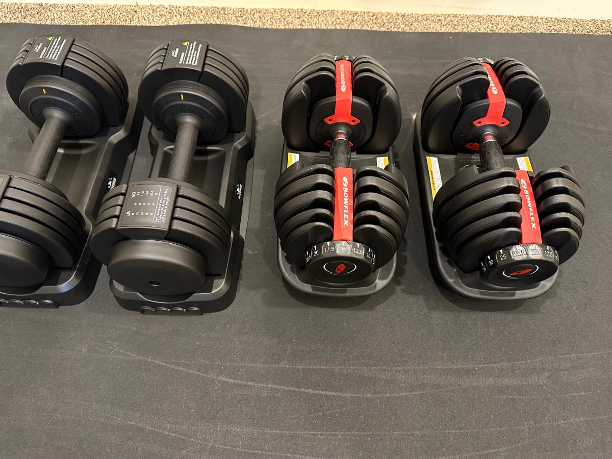 The Flybird Adjustable Dumbbell offers 5 different weights in one — and  it's on sale