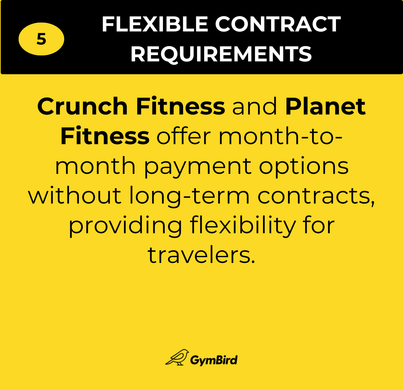 how to choose a gym for travelers - flexible contracts
