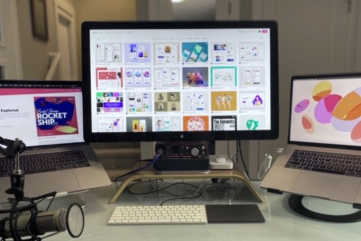 Michael Sacca’s workspace