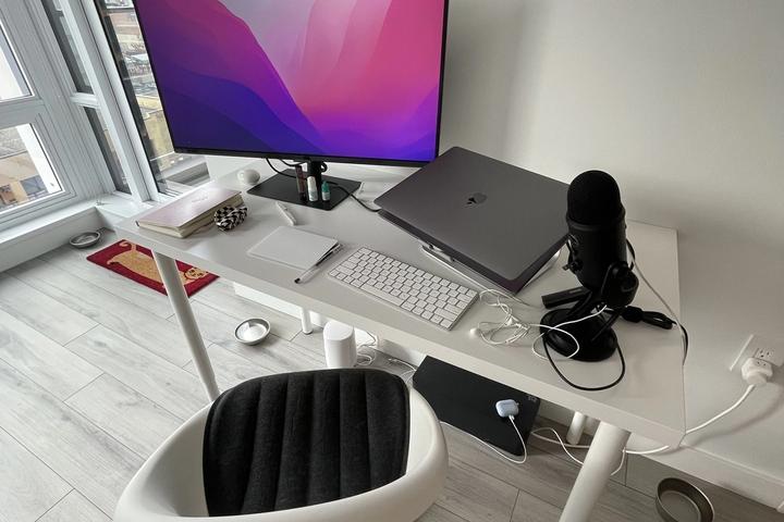 Minjun Chen’s workspace
