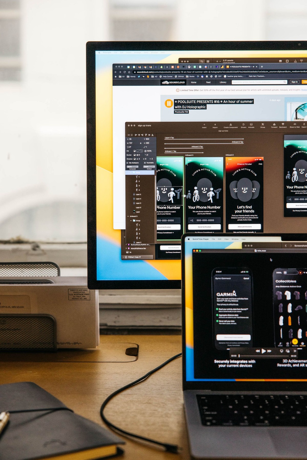 Luke Beard's workspace — photo 4