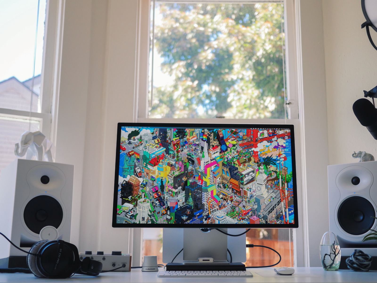 Kyle Mills Hall's workspace