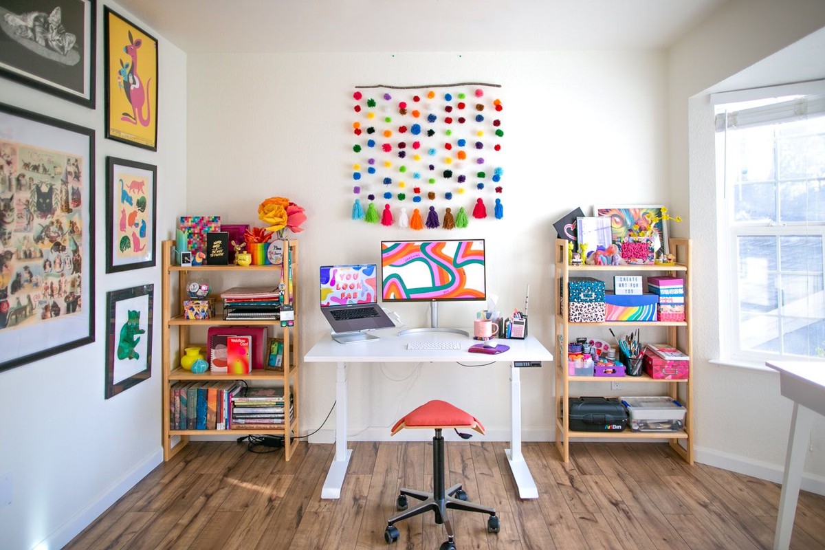 Christine Maggi's workspace