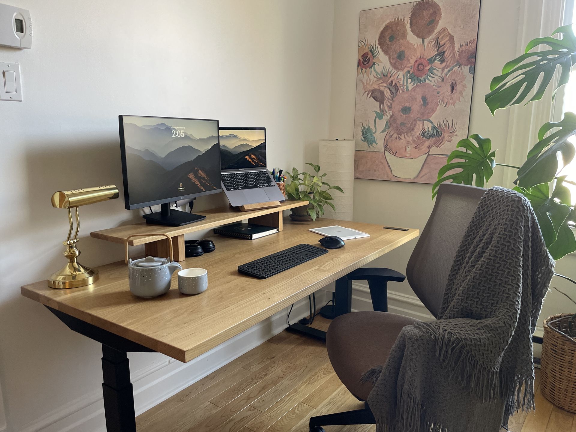 Marie Pelletier-Matte's workspace