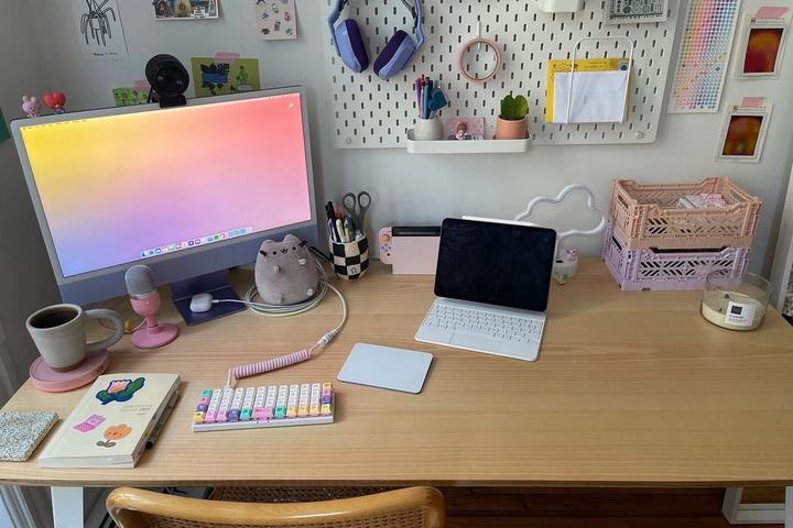 Jillian Meehan’s workspace