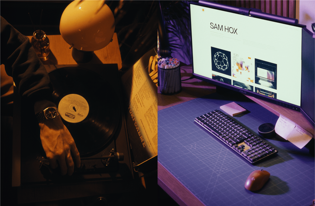 Sam Hox's workspace — photo 6