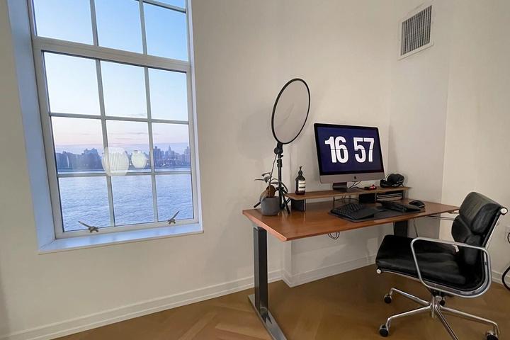 Riley Tomasek’s workspace