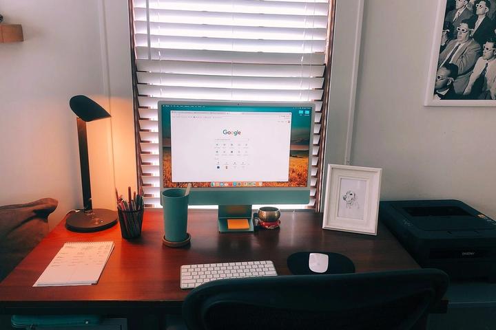Kaleigh Moore’s workspace