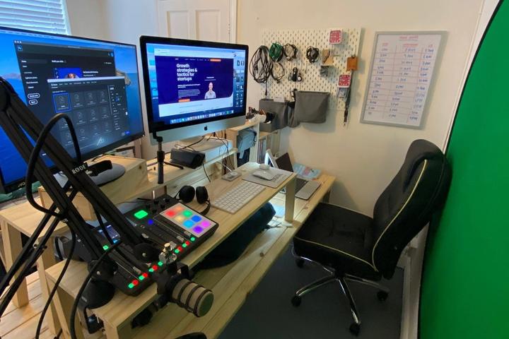 Jen Bryan’s workspace