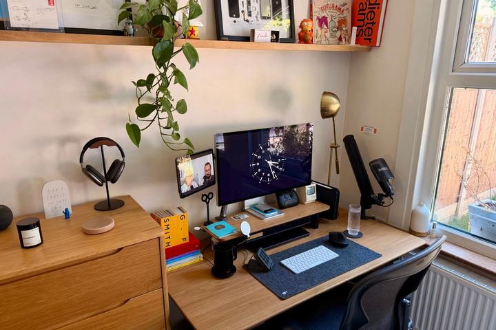 Jonathan Reed’s workspace
