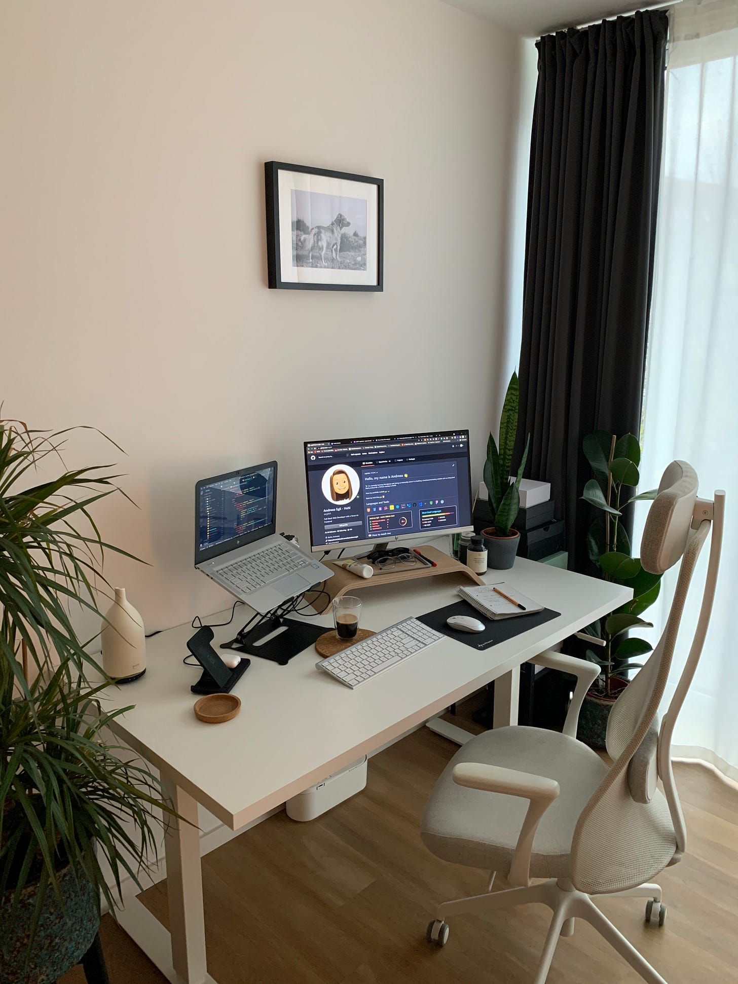 Andreea Egli's workspace
