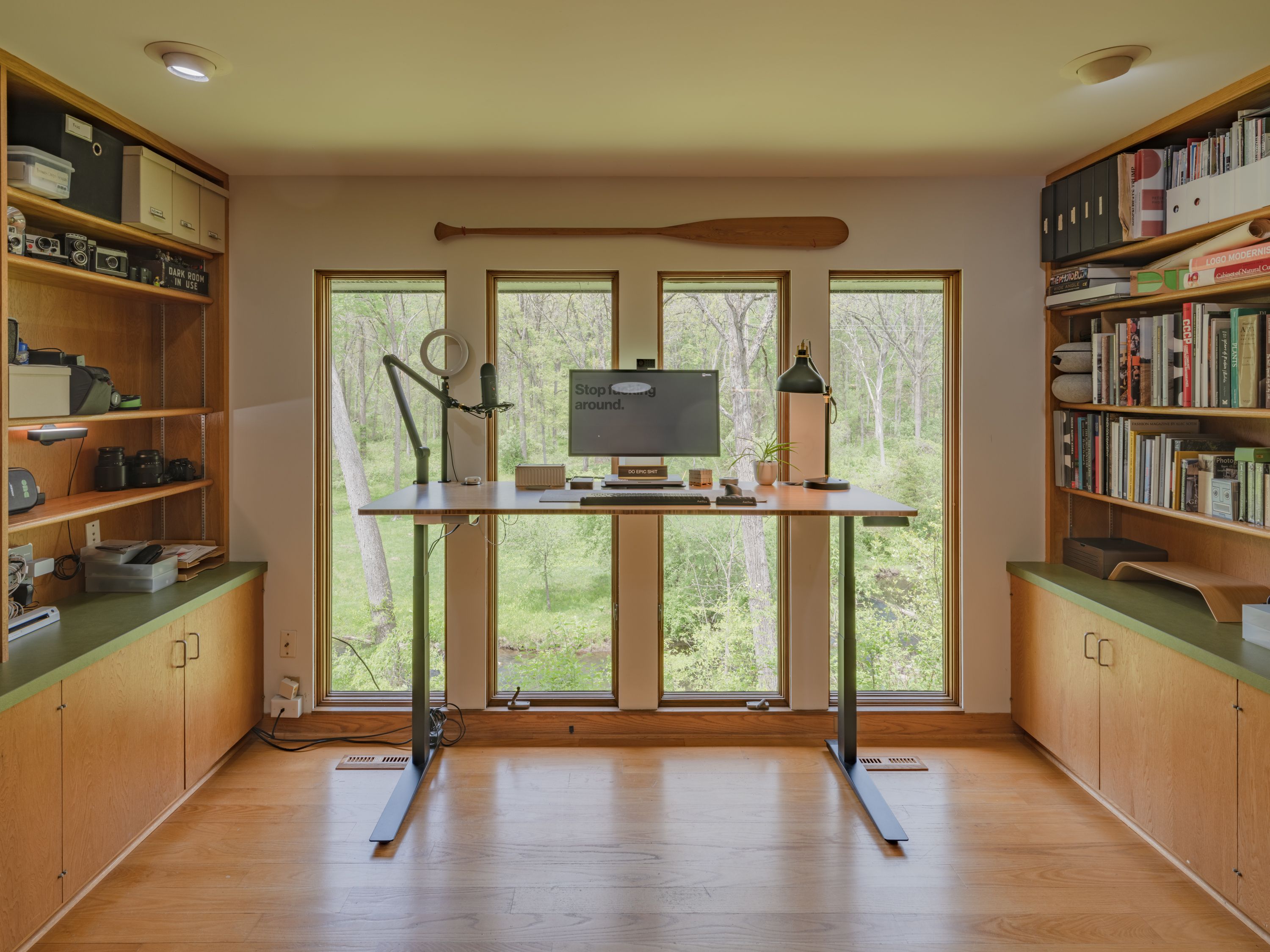 Peter Baker's workspace