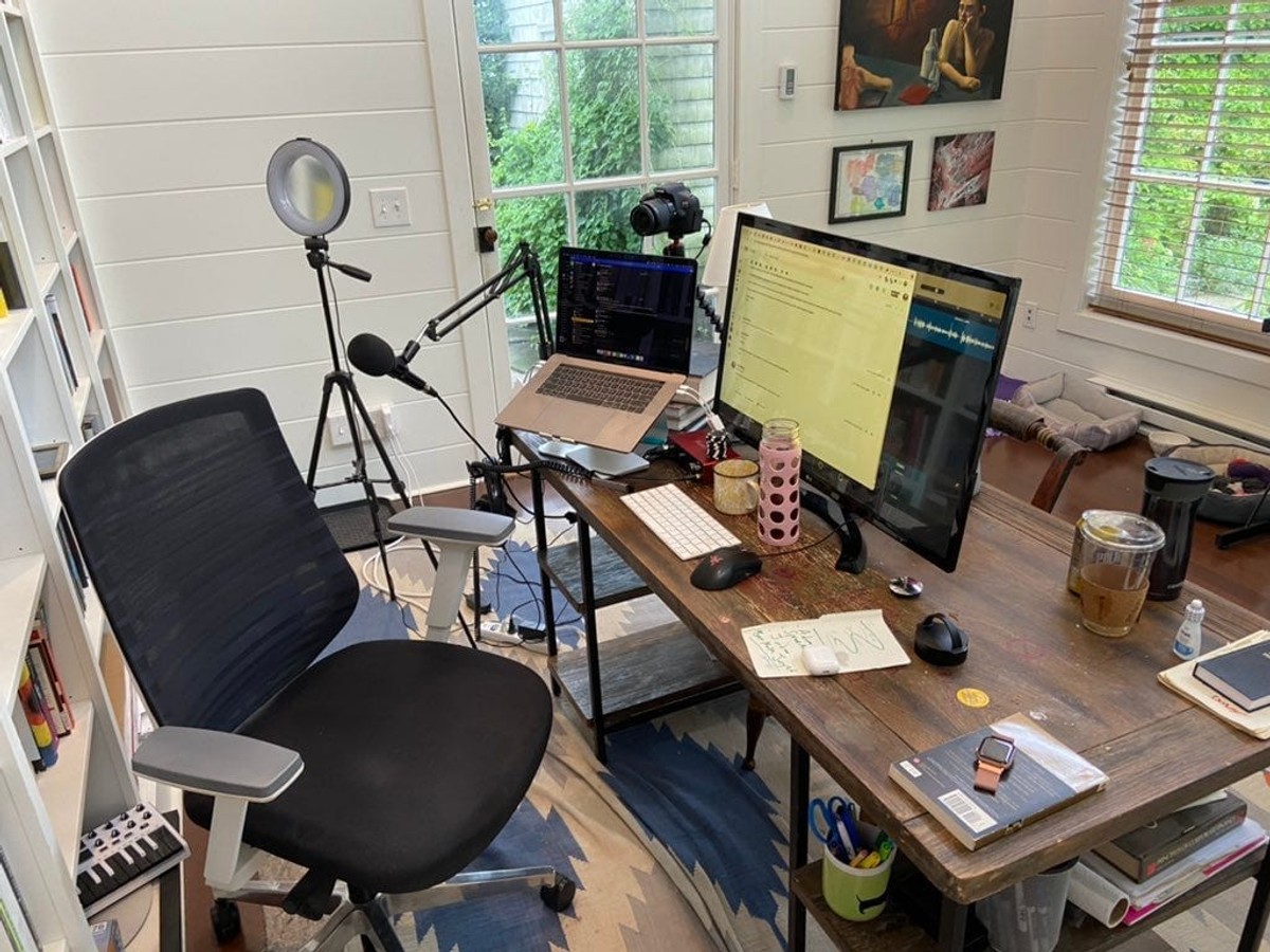 Alex Wilhelm's workspace