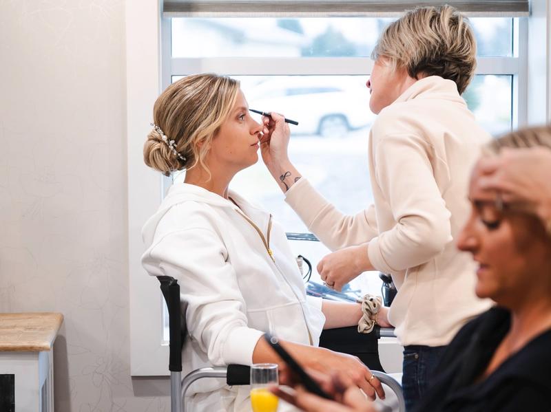 wedding bridal makeup and hair styling services