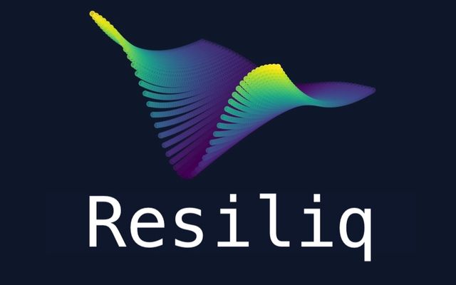 Resiliq quantitative finance logo brand mark representing mathematical volatility surfaces