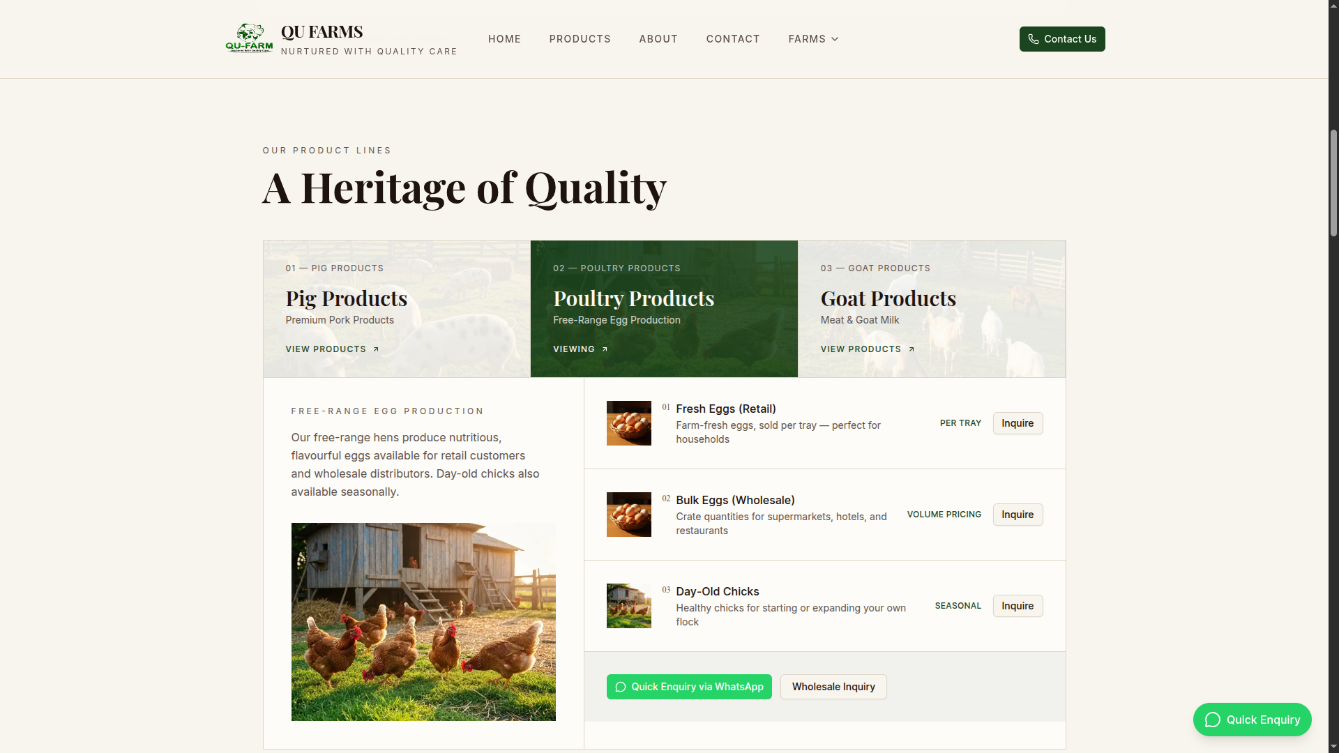 QU Farms Limited screenshot 2