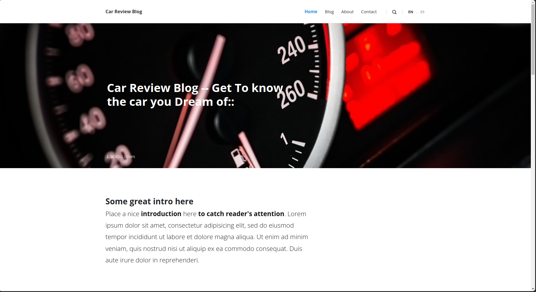 Car Review Blog