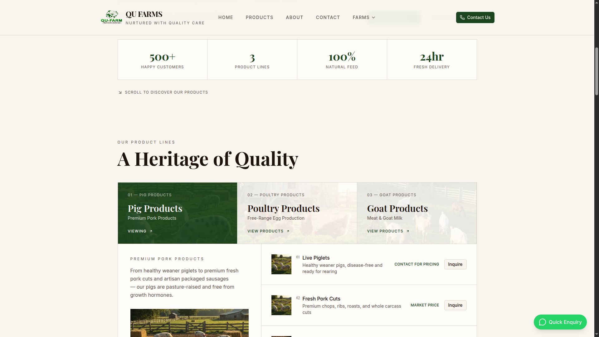 QU Farms Limited screenshot 1