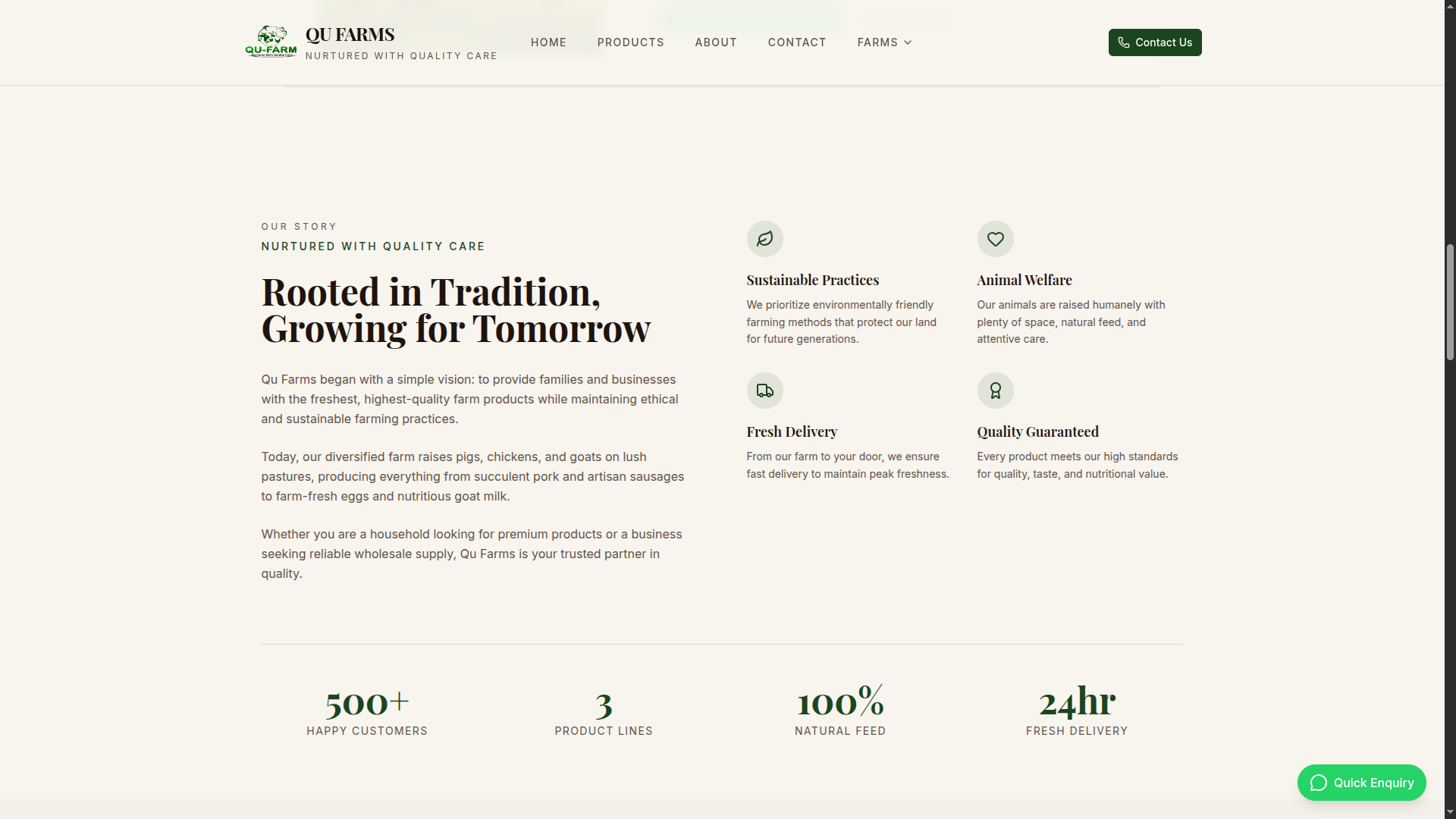 QU Farms Limited screenshot 3