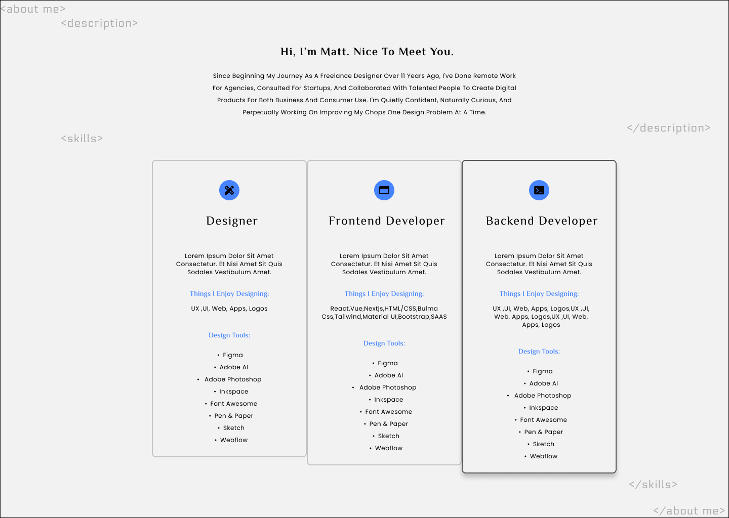 Portfolio Designs V2 screenshot 2