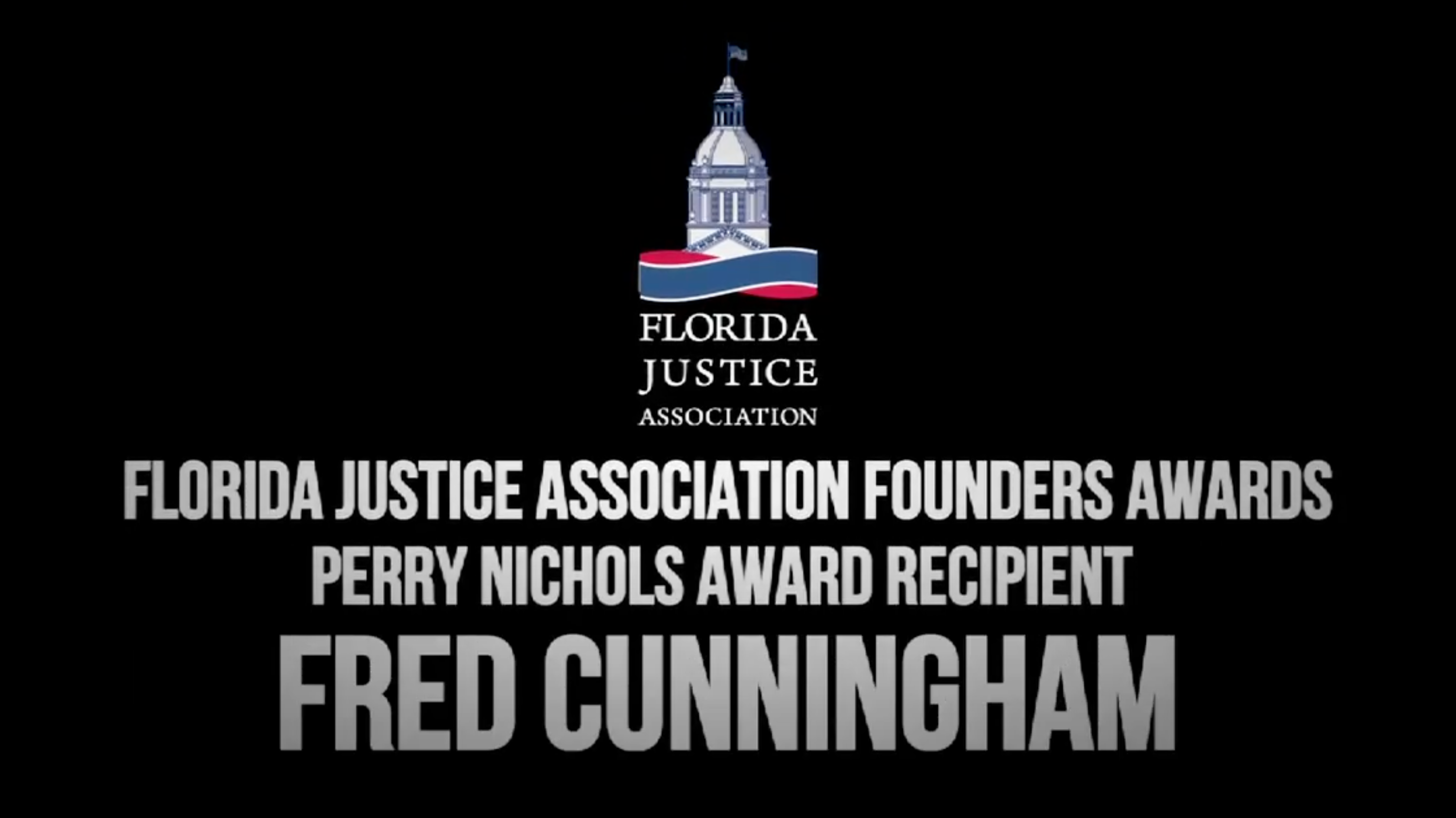 Fred Cunningham - Recipient of The Perry Nichols Award Thumbnail