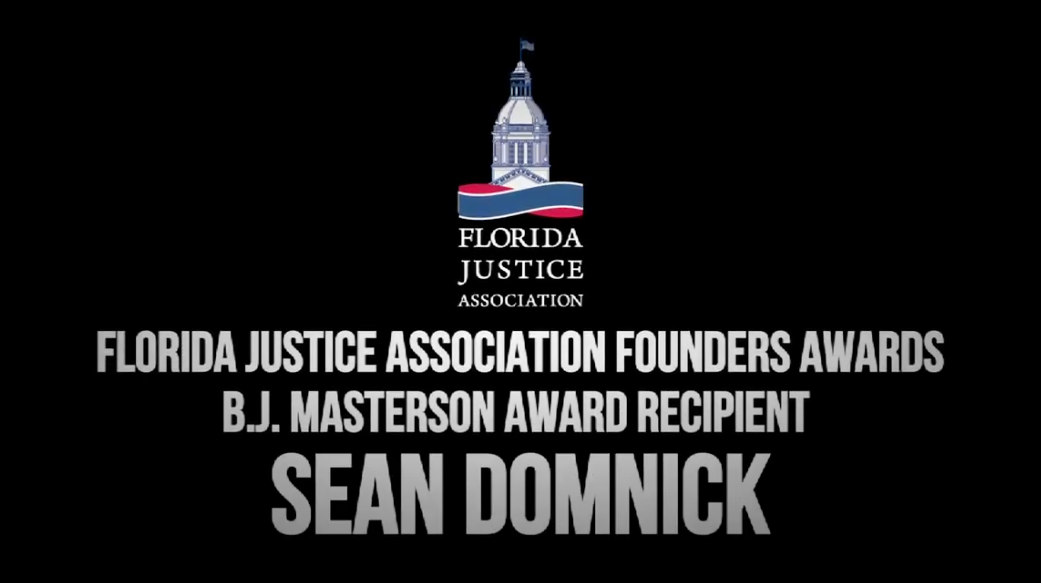 Sean Domnick - Recipient of The B.J. Masterson Award Thumbnail