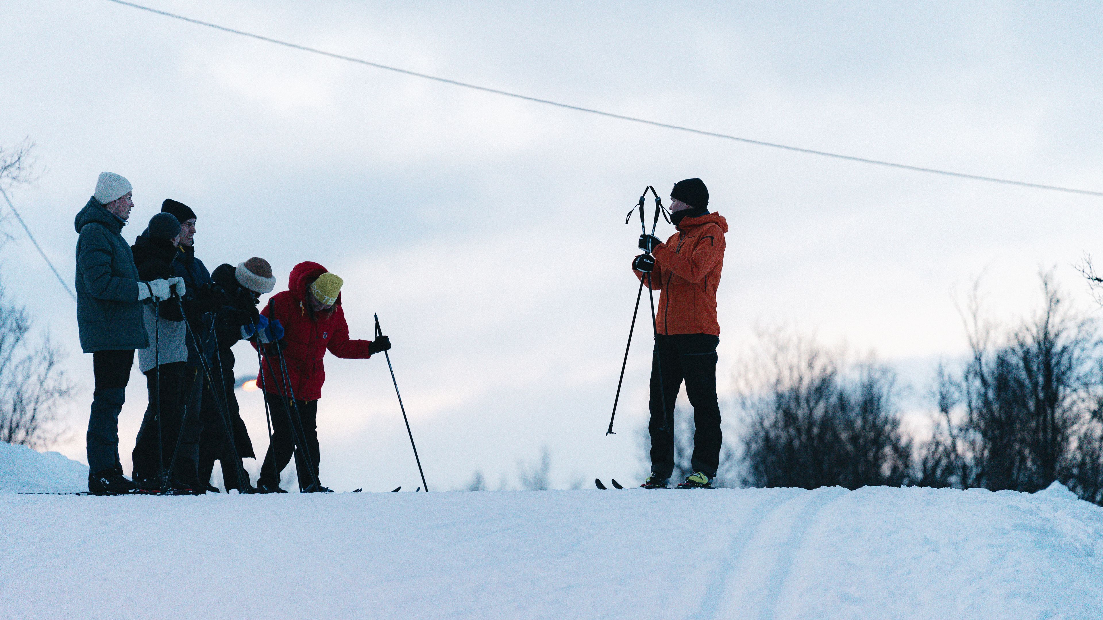 Skis, Sunset, SkiTromso