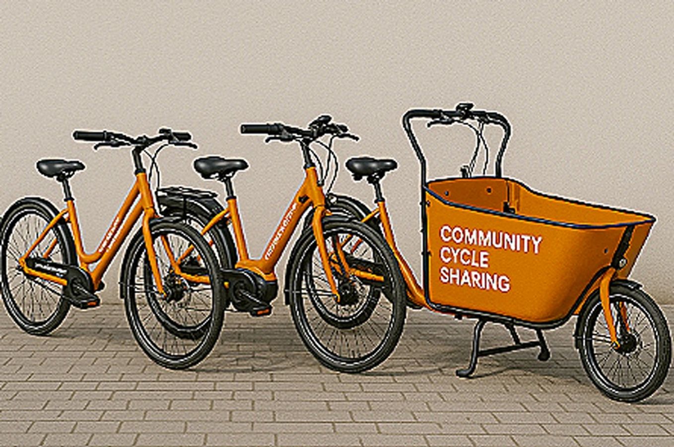 community-owned, community-led bike sharing model