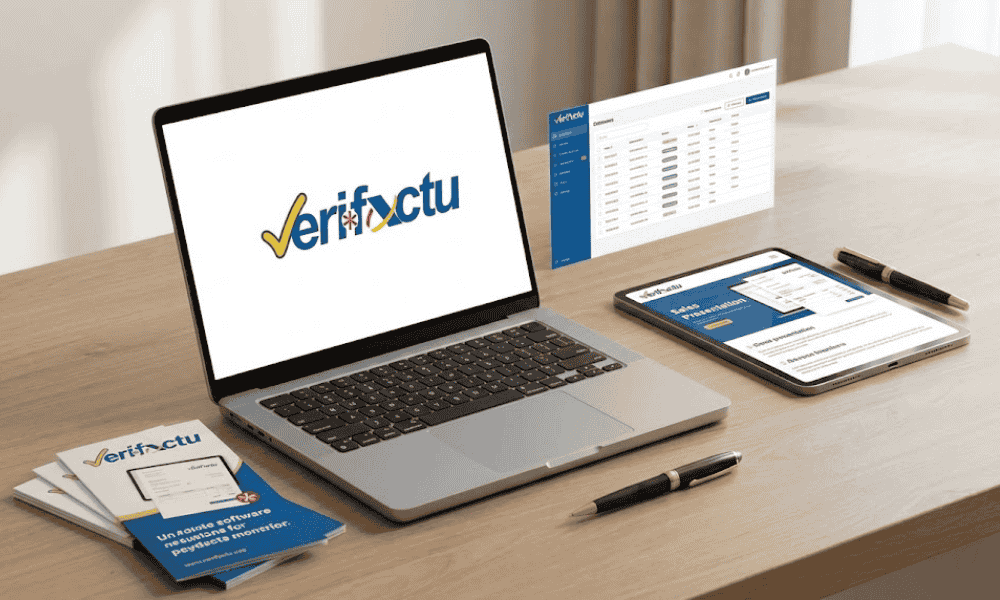 Imagen de un ordenador utilizando Verifactu