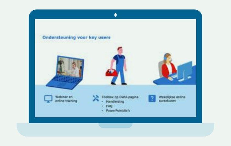 Key-user support material Learning Connected made for UWV
