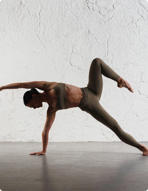 mat pilates pose