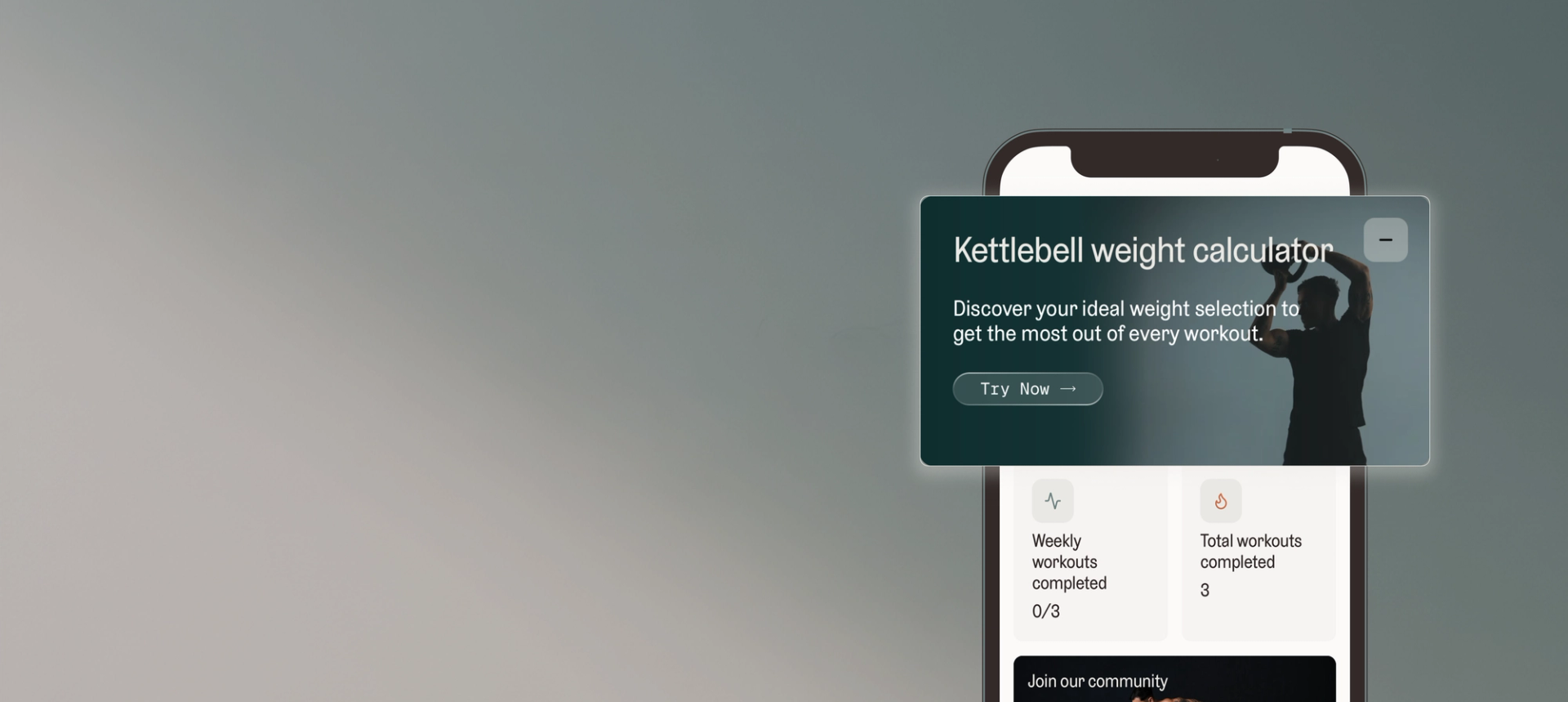 Kettlebell weight calculator