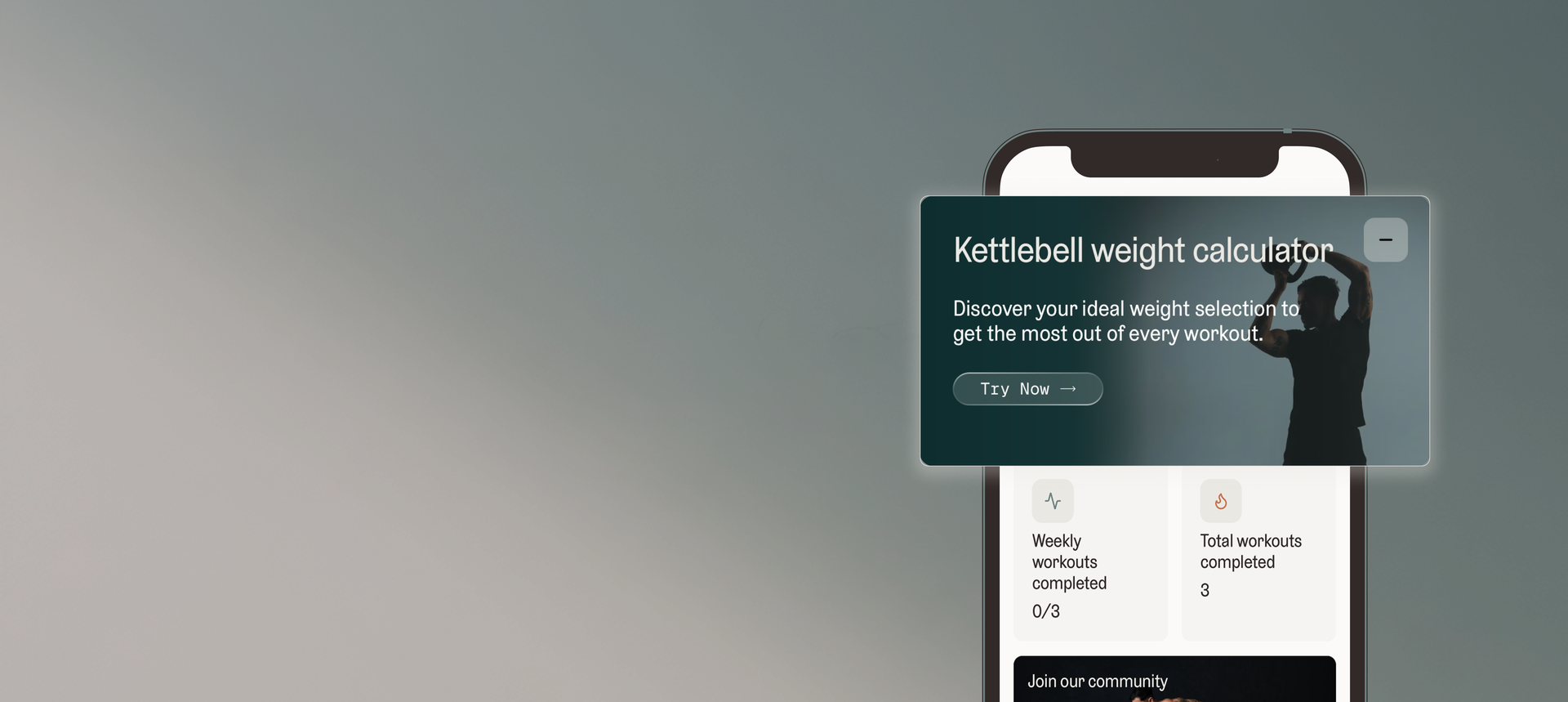 Kettlebell weight calculator