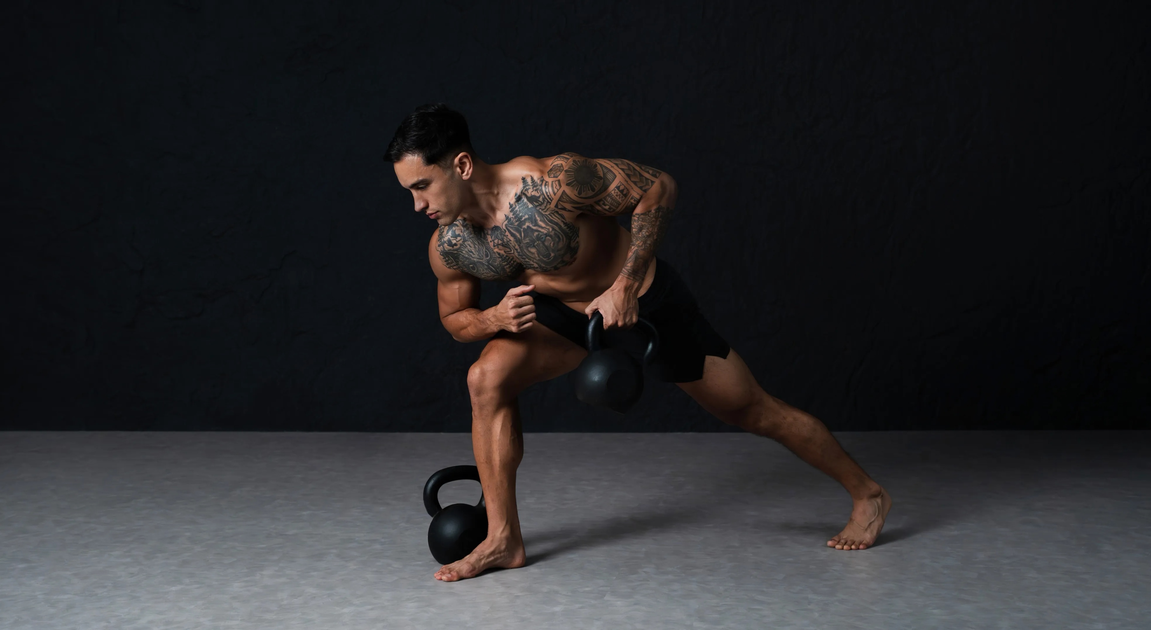 Kettlebell workout position
