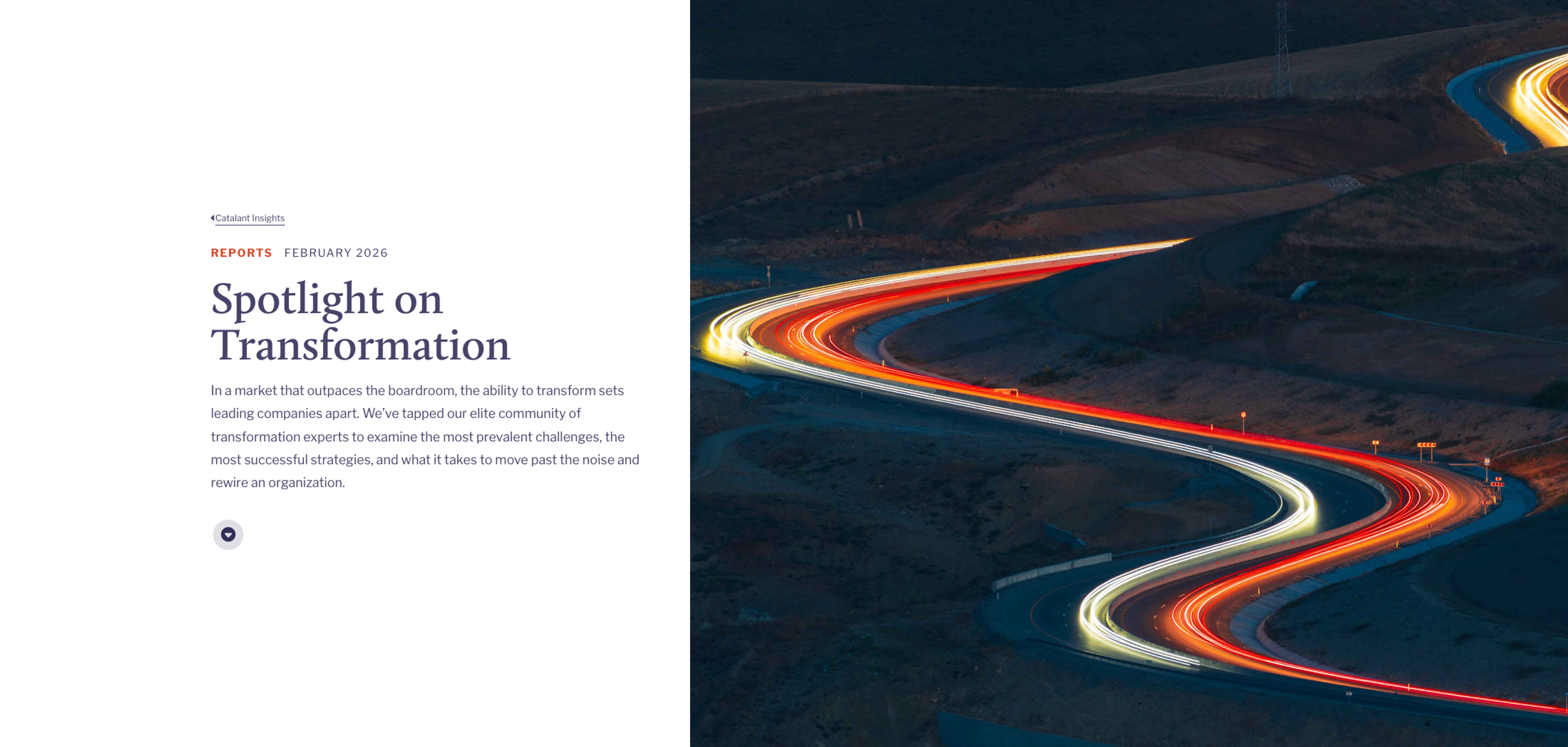Catalant Insights, Feb 2026: Spotlight on Transformation, co-written by Strategy MA