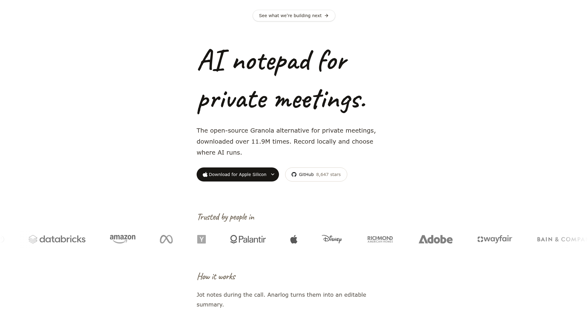 Anarlog Screenshot