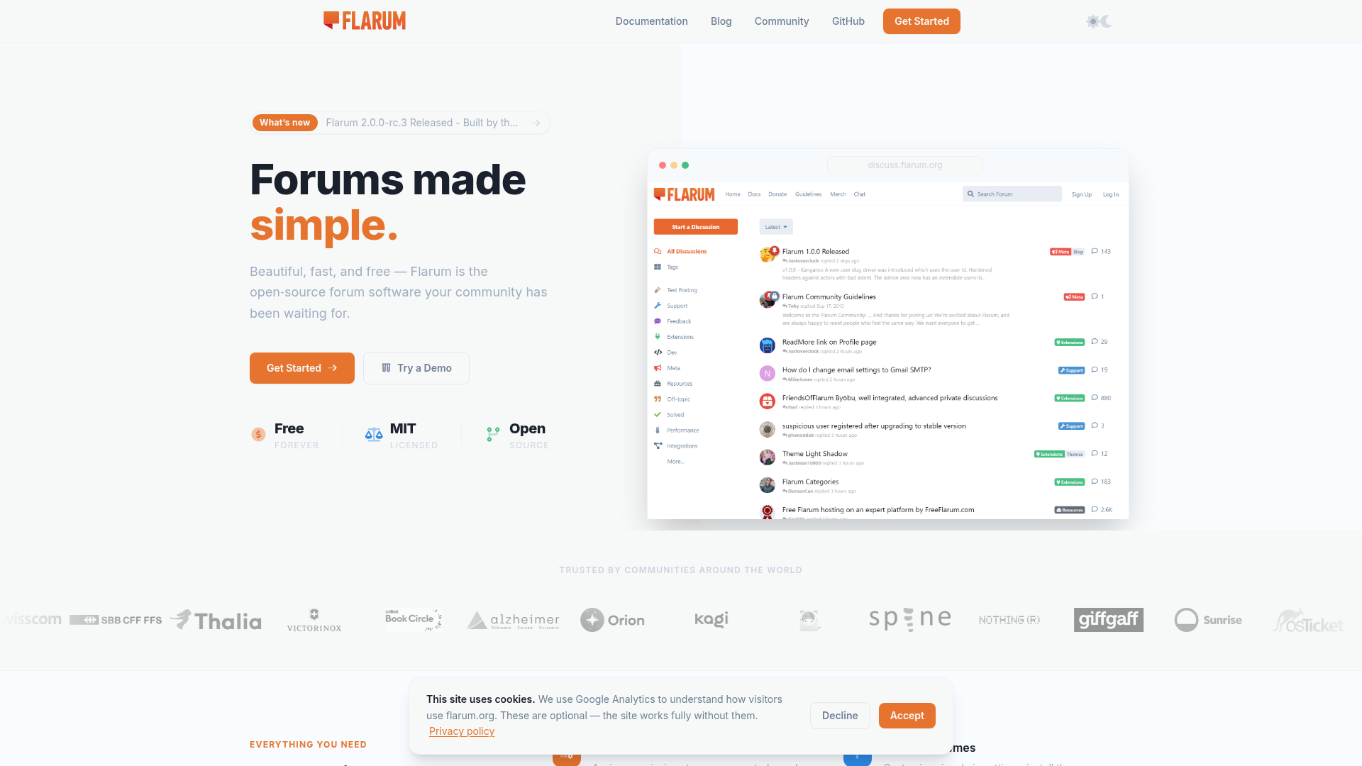 Flarum Screenshot