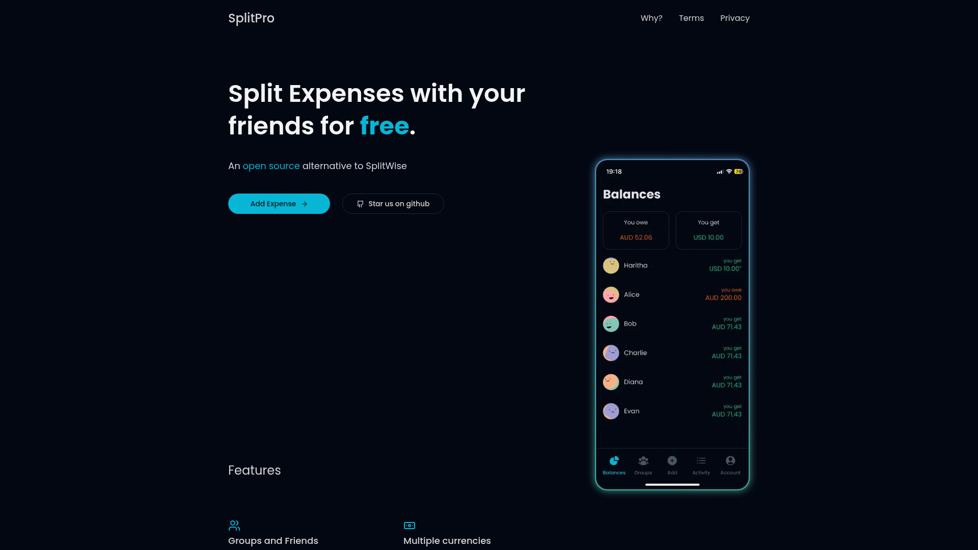 Splitpro Screenshot