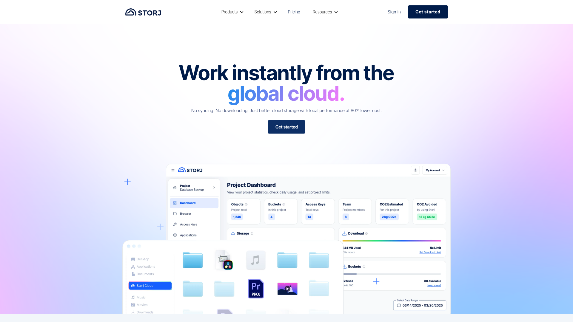 Storj Screenshot