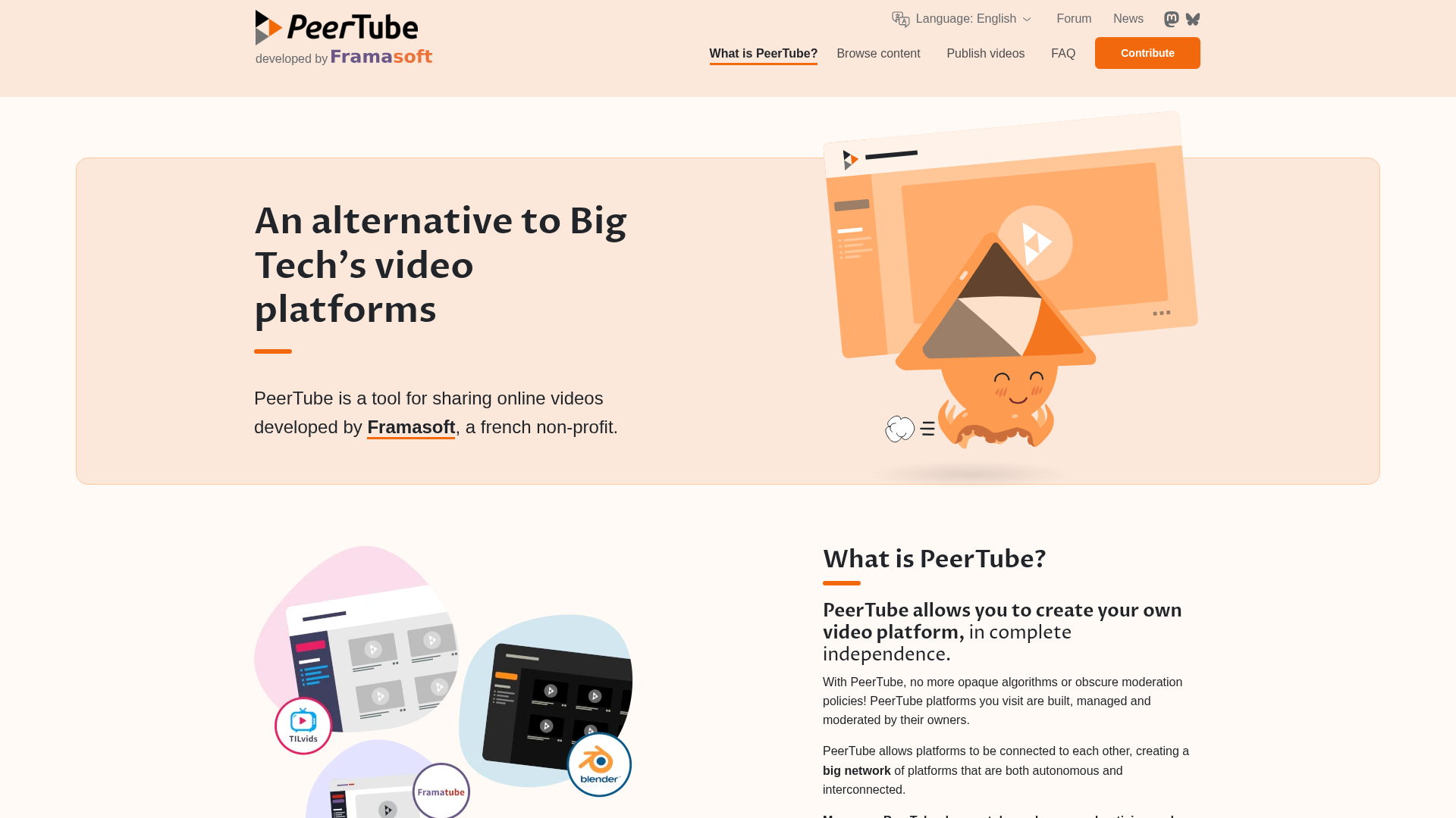 PeerTube Screenshot