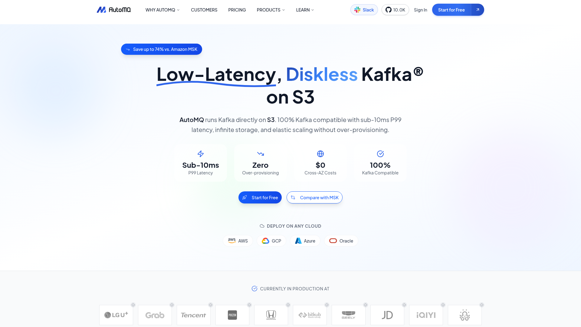 AutoMQ Screenshot