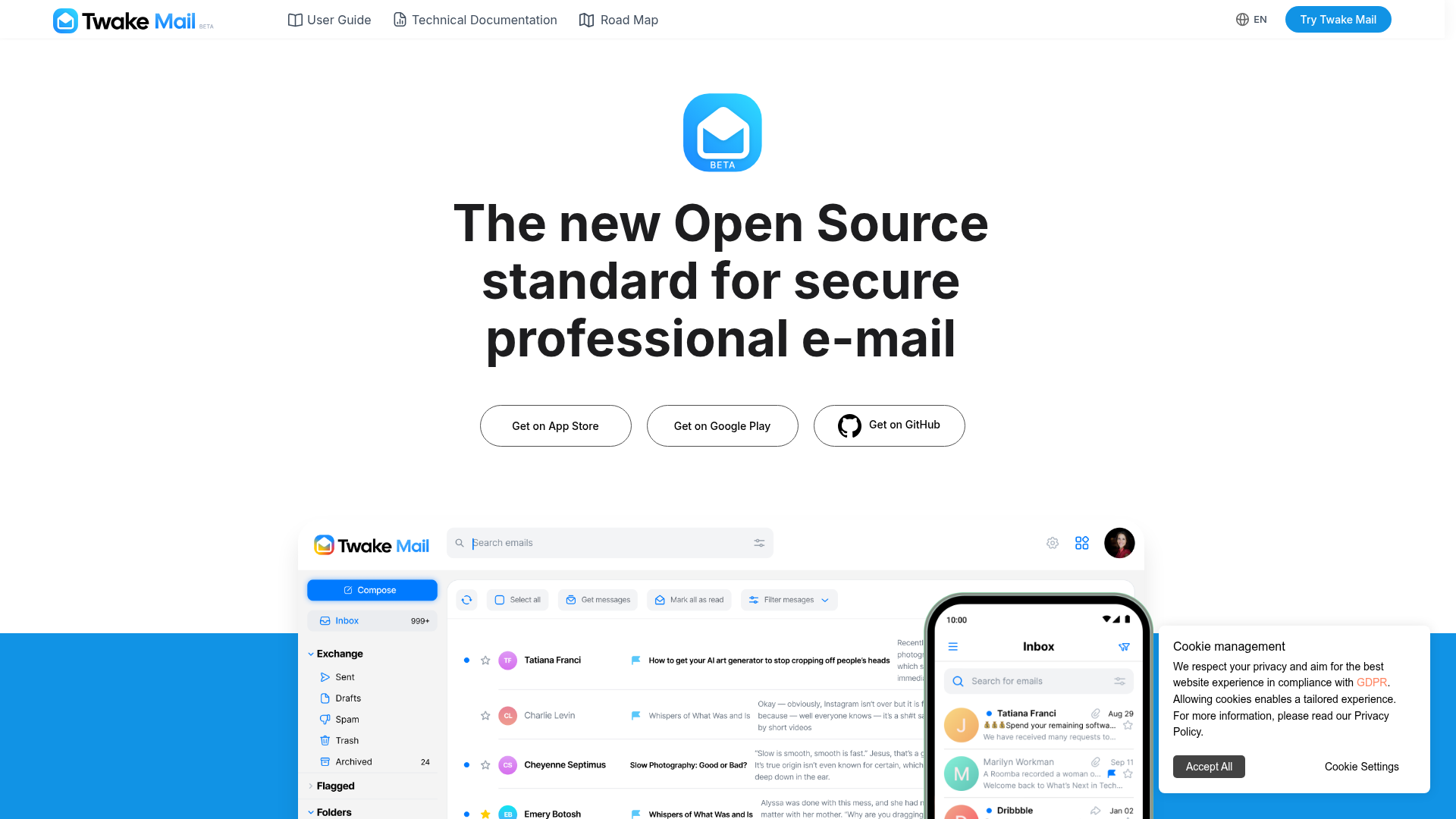 Twake Mail Screenshot