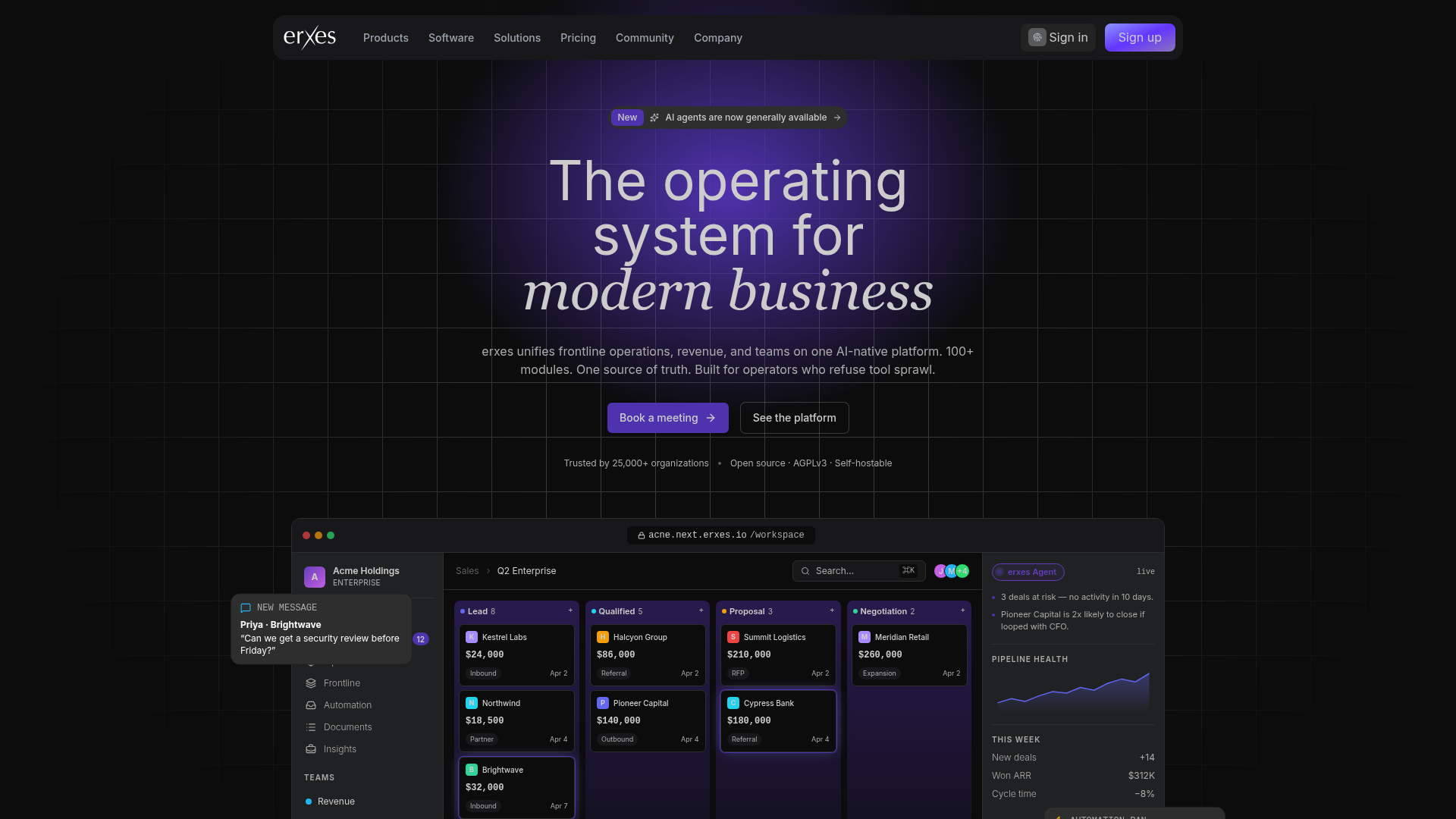 Erxes Screenshot